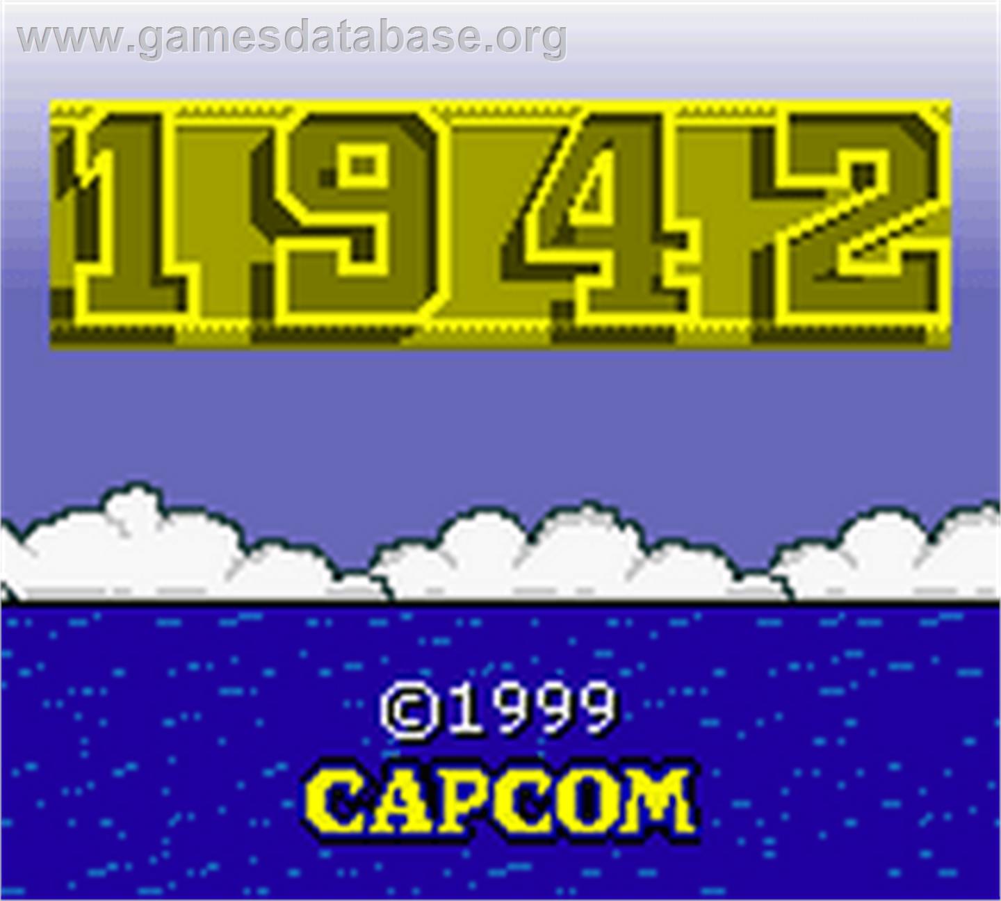 1942 - Nintendo Game Boy Color - Artwork - Title Screen