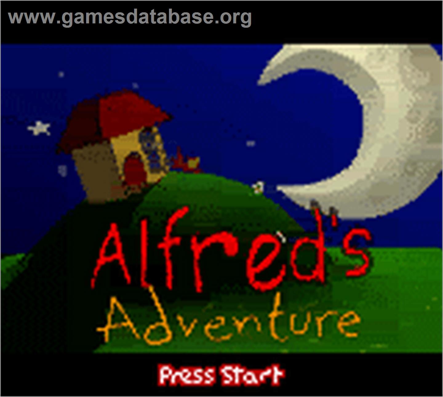 Alfred's Adventure - Nintendo Game Boy Color - Artwork - Title Screen