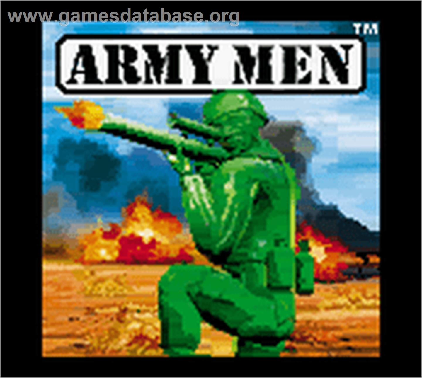 Army Men: Sarge's Heroes 2 - Nintendo Game Boy Color - Artwork - Title Screen