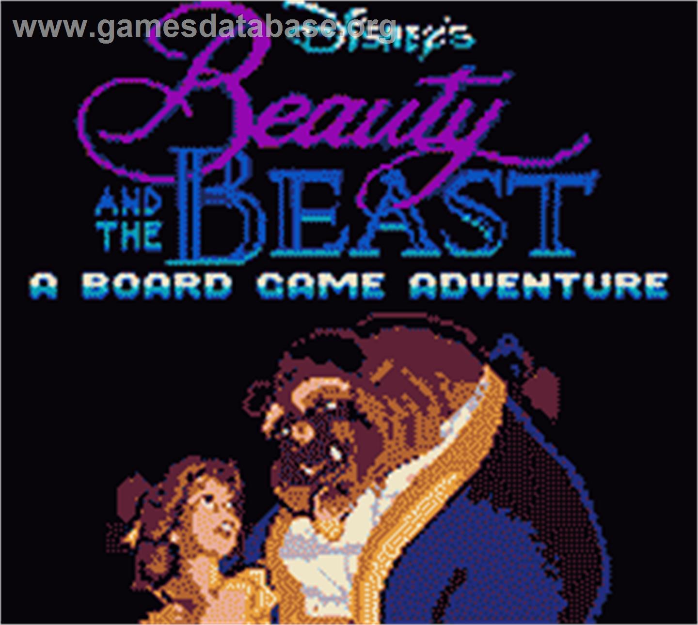 Beauty And The Beast - A Board Game Adventure - Nintendo Game Boy Color - Artwork - Title Screen