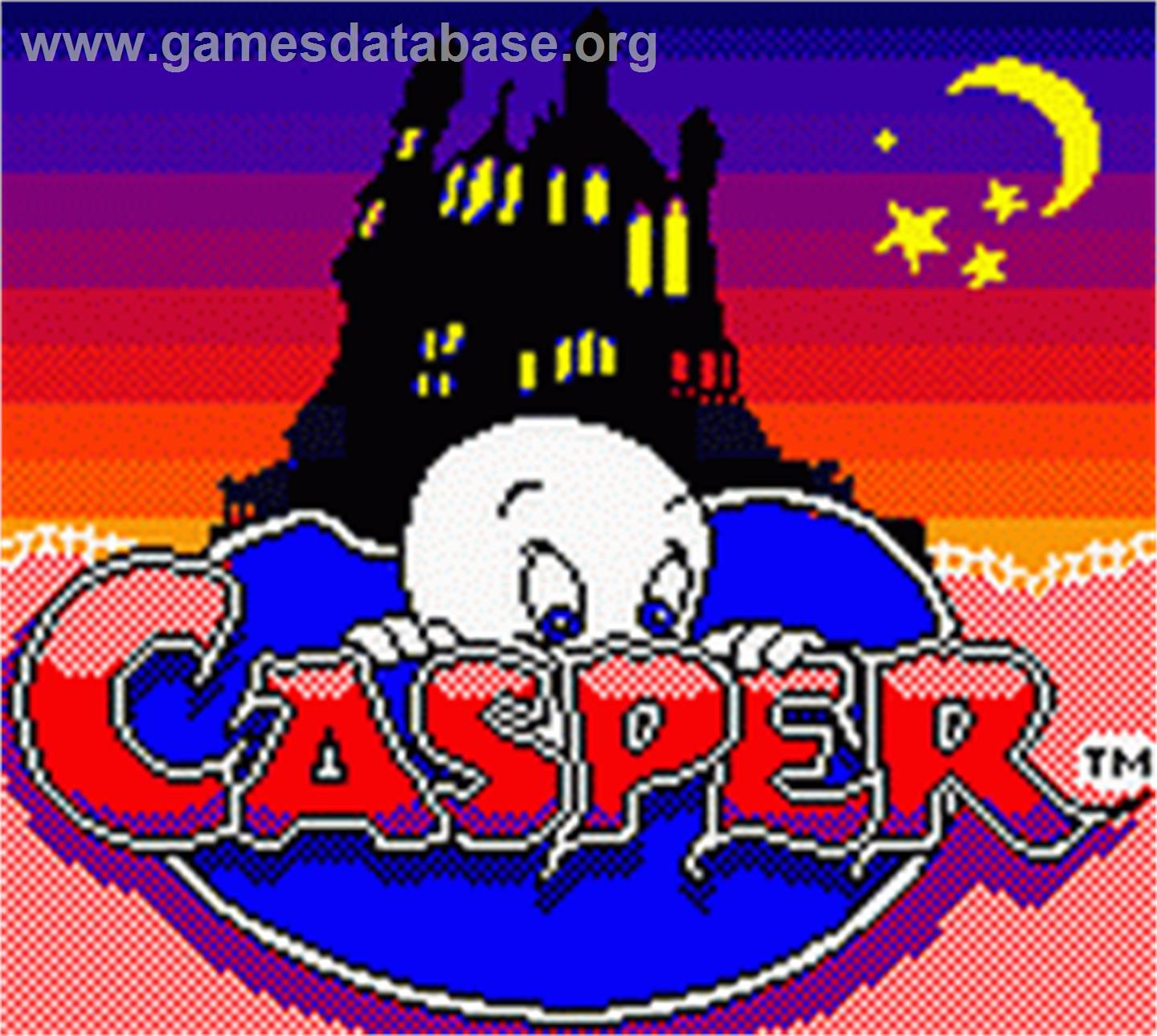 Casper - Nintendo Game Boy Color - Artwork - Title Screen