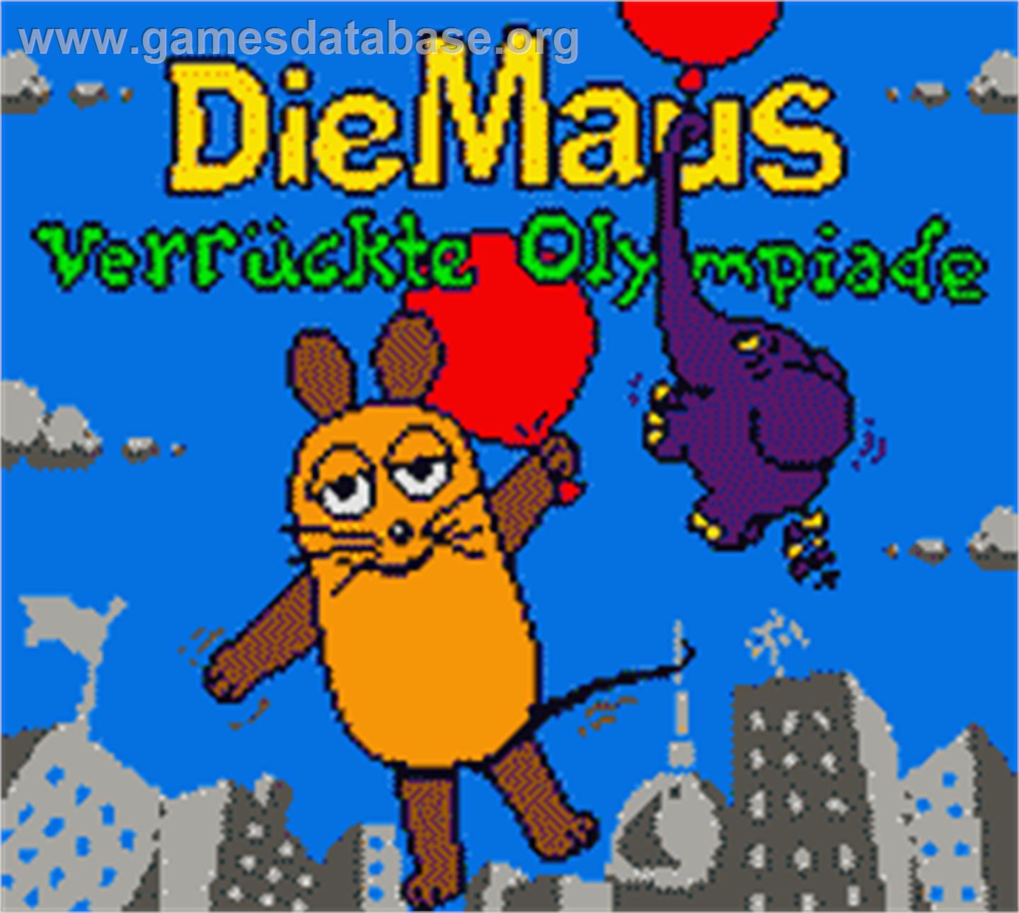 Die Maus: Verrückte Olympiade - Nintendo Game Boy Color - Artwork - Title Screen