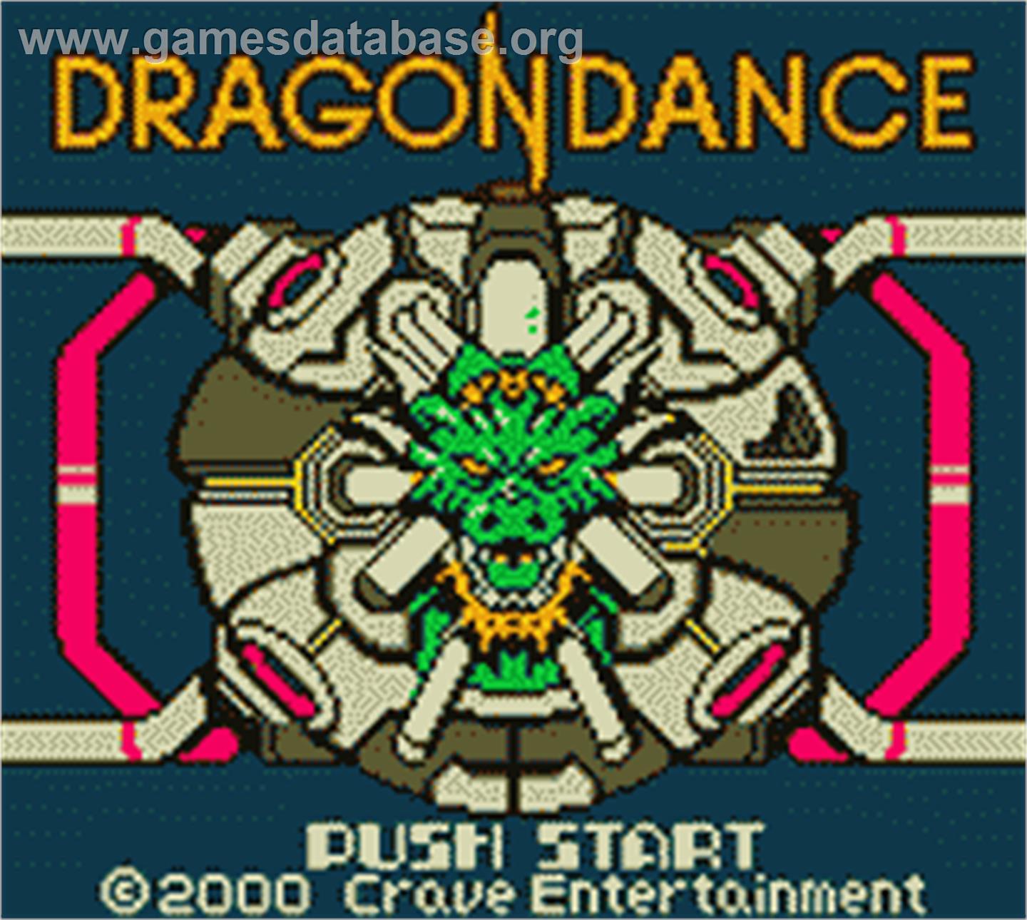 Dragon Dance - Nintendo Game Boy Color - Artwork - Title Screen