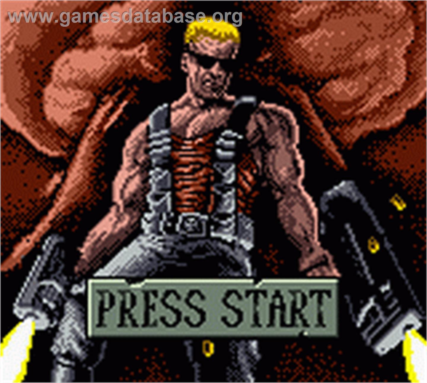 Duke Nukem - Nintendo Game Boy Color - Artwork - Title Screen