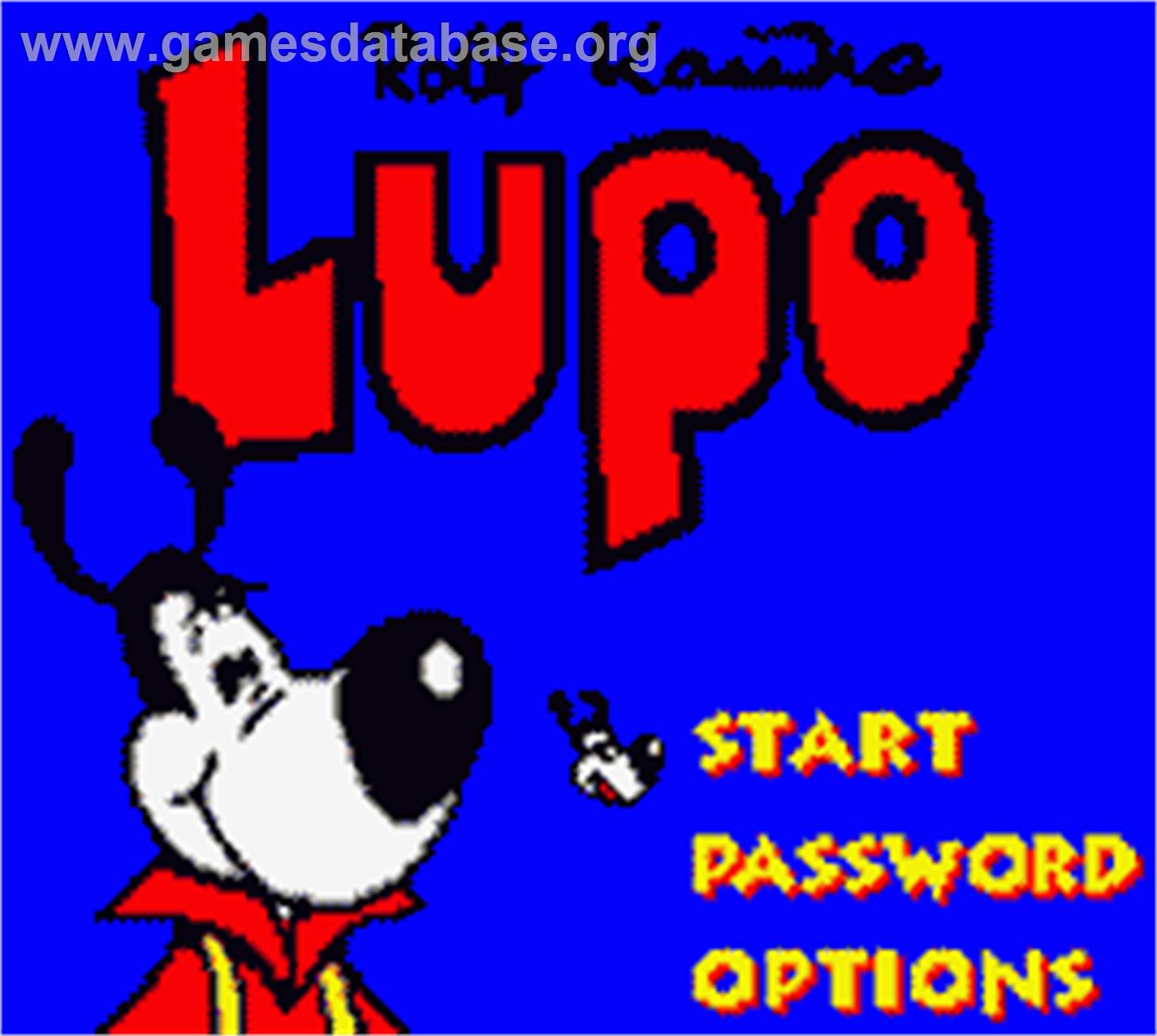 Fix And Foxi - Episode 1 Lupo - Nintendo Game Boy Color - Artwork - Title Screen