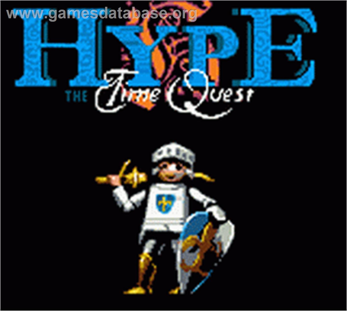 Hype - The Time Quest - Nintendo Game Boy Color - Artwork - Title Screen