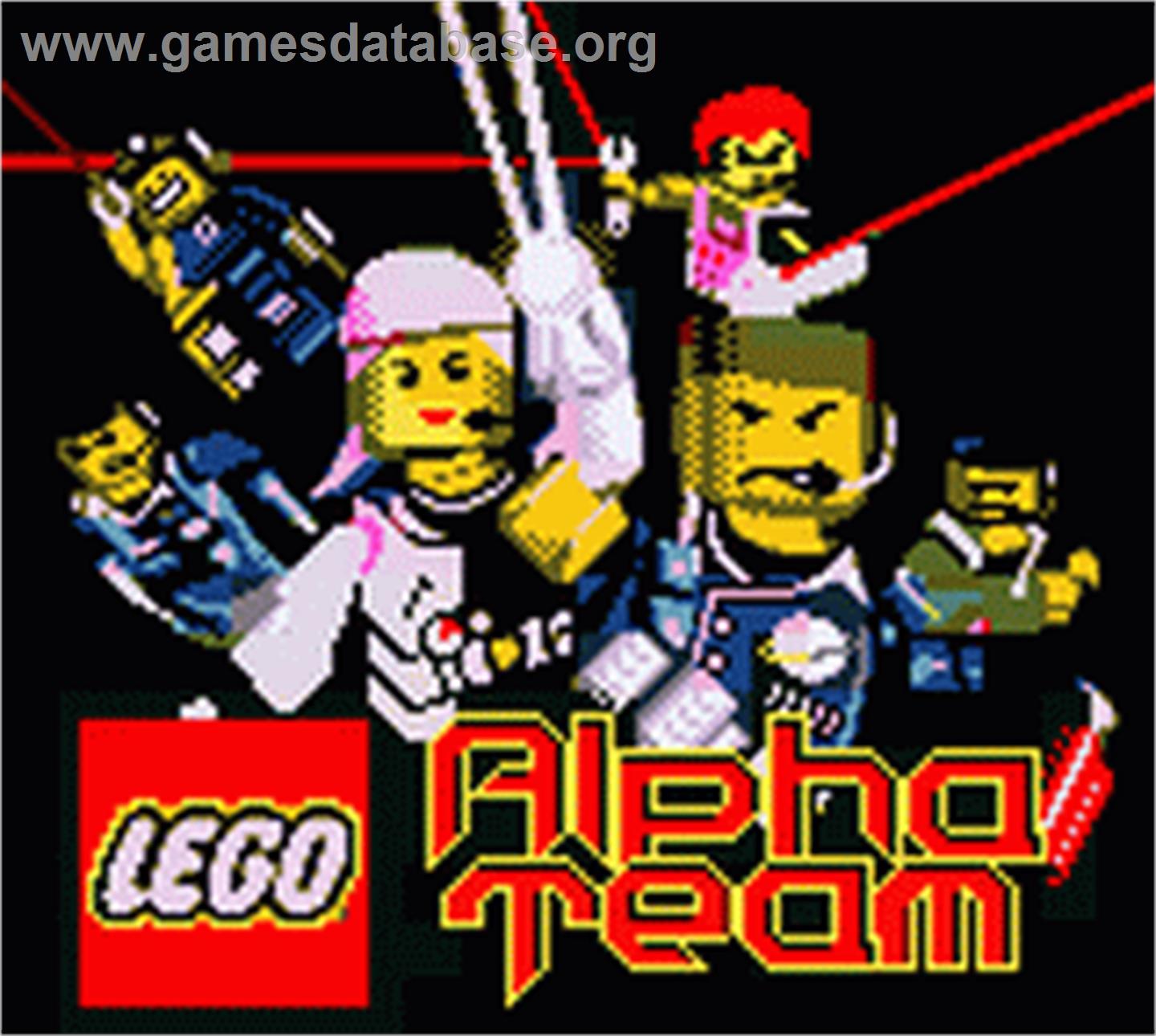 LEGO Alpha Team - Nintendo Game Boy Color - Artwork - Title Screen