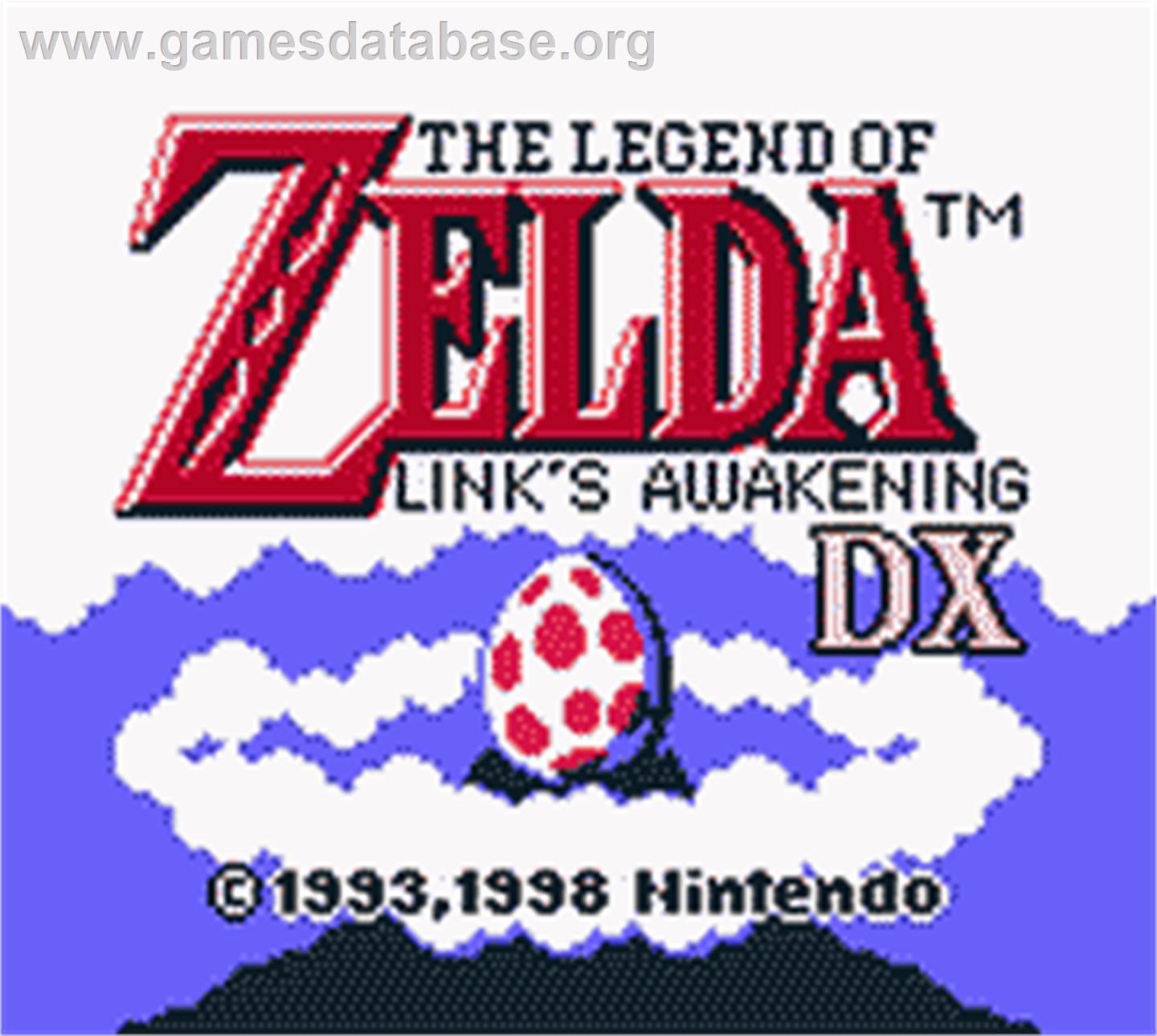 Legend of Zelda: Link's Awakening DX - Nintendo Game Boy Color - Artwork - Title Screen