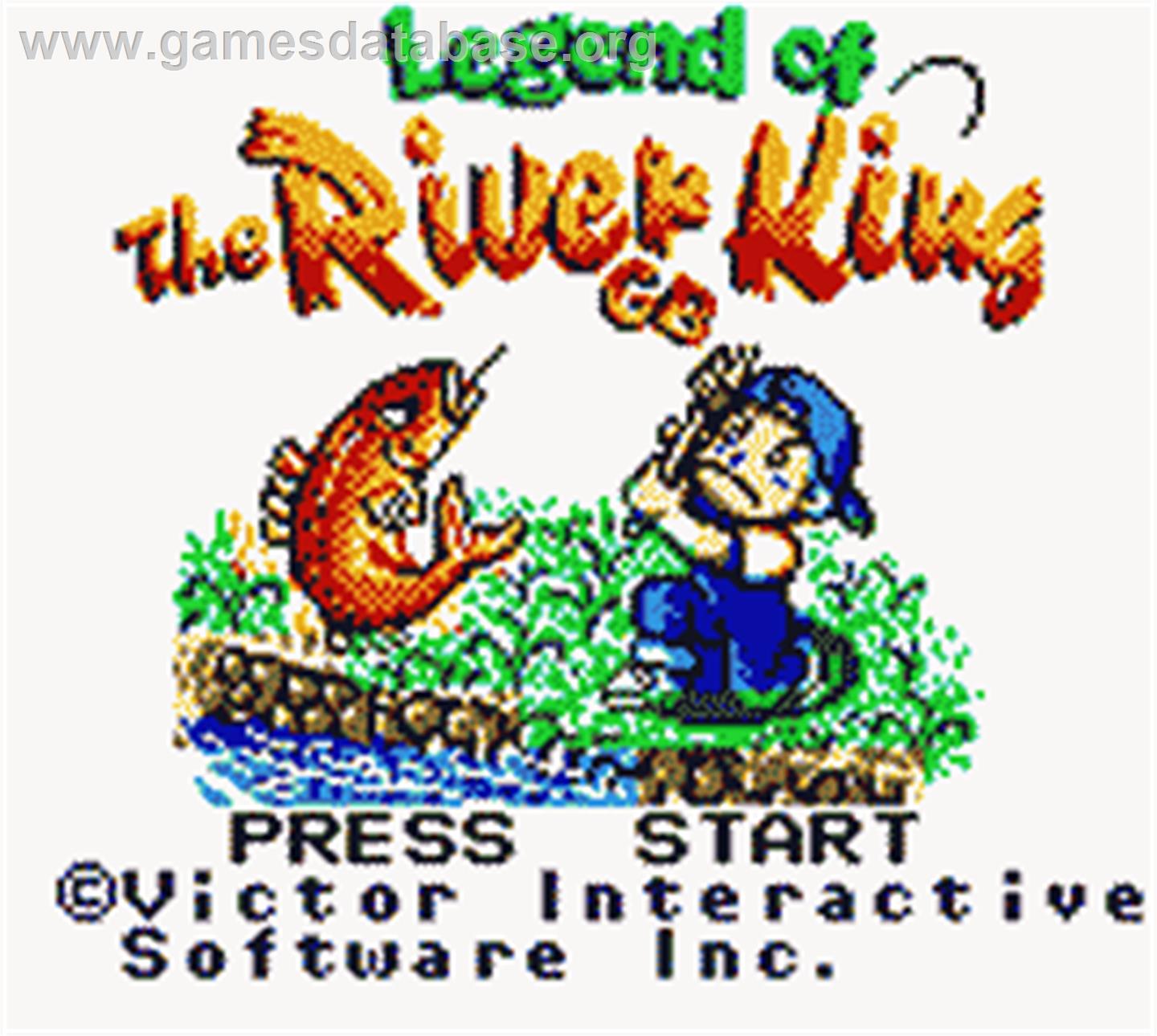 Legend of the River King GB - Nintendo Game Boy Color - Artwork - Title Screen