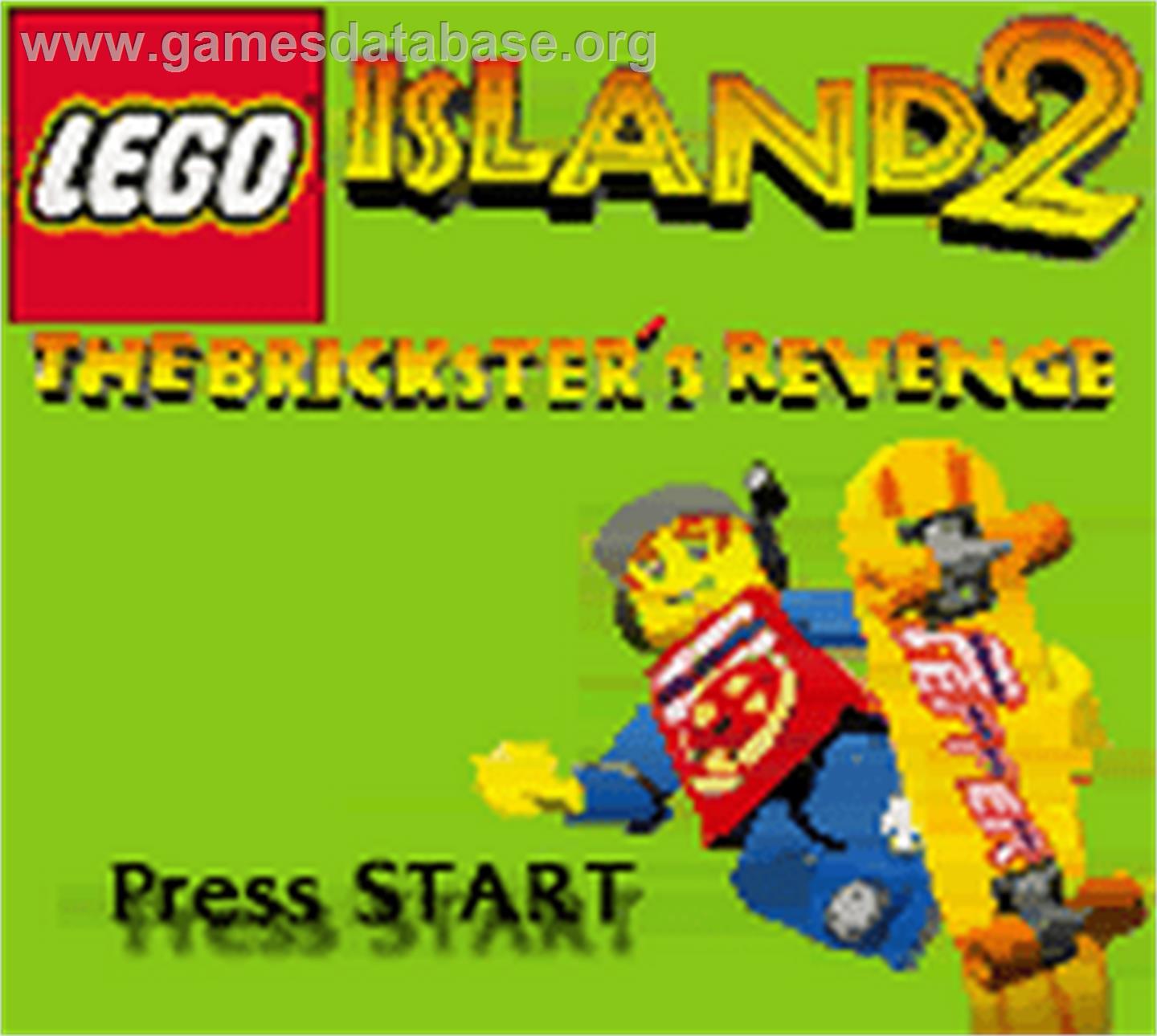 Lego Island 2 - The Brickster's Revenge - Nintendo Game Boy Color - Artwork - Title Screen
