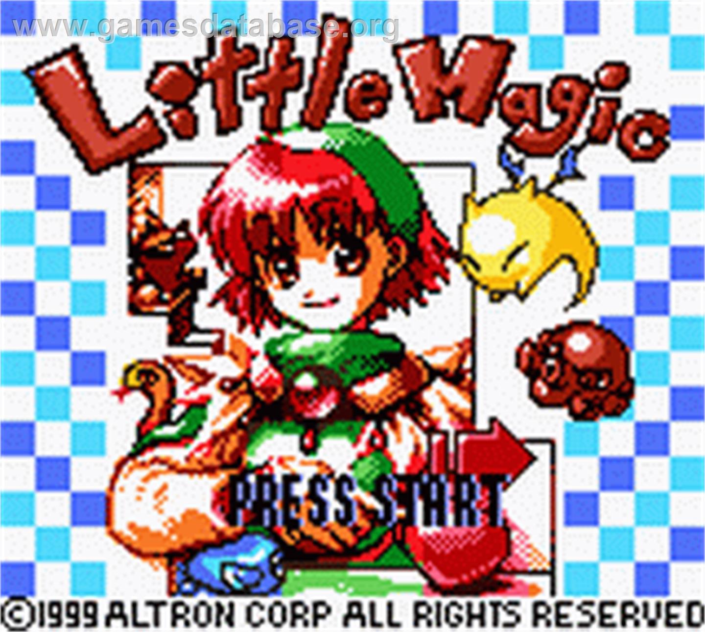 Little Magic - Nintendo Game Boy Color - Artwork - Title Screen