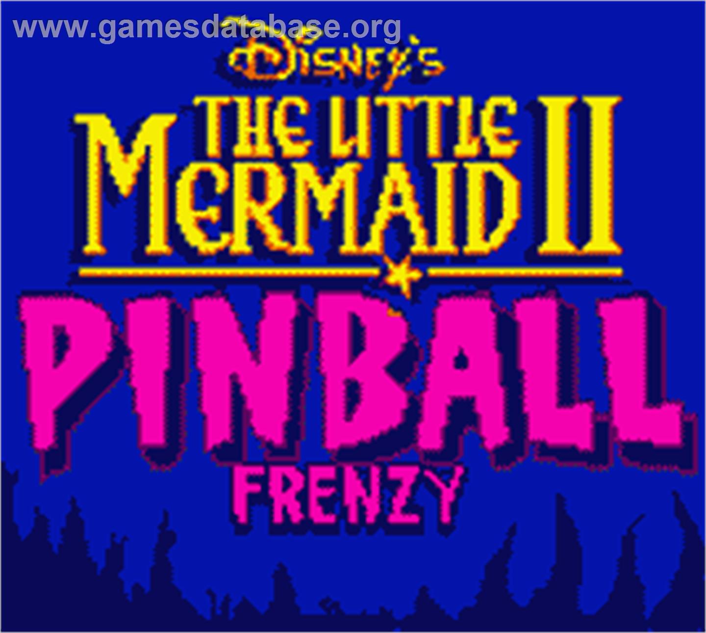 Little Mermaid 2 - Nintendo Game Boy Color - Artwork - Title Screen