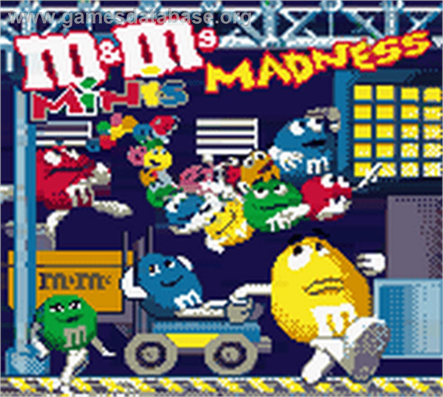 M And M's Minis Madness - Nintendo Game Boy Color - Artwork - Title Screen