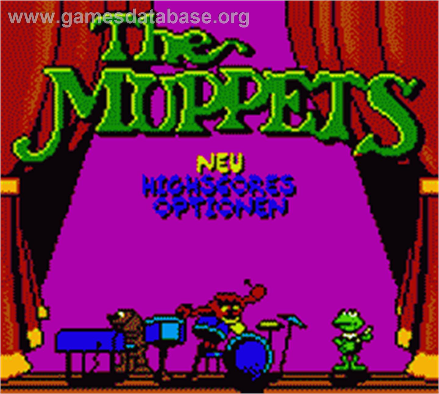 Muppets, The - Nintendo Game Boy Color - Artwork - Title Screen
