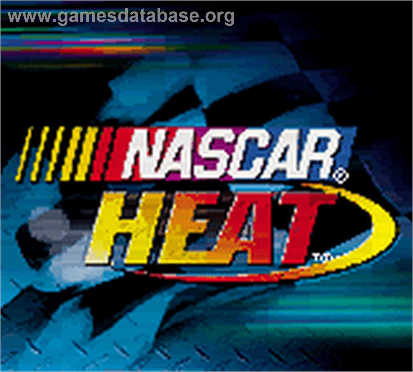 Nascar Heat - Nintendo Game Boy Color - Artwork - Title Screen