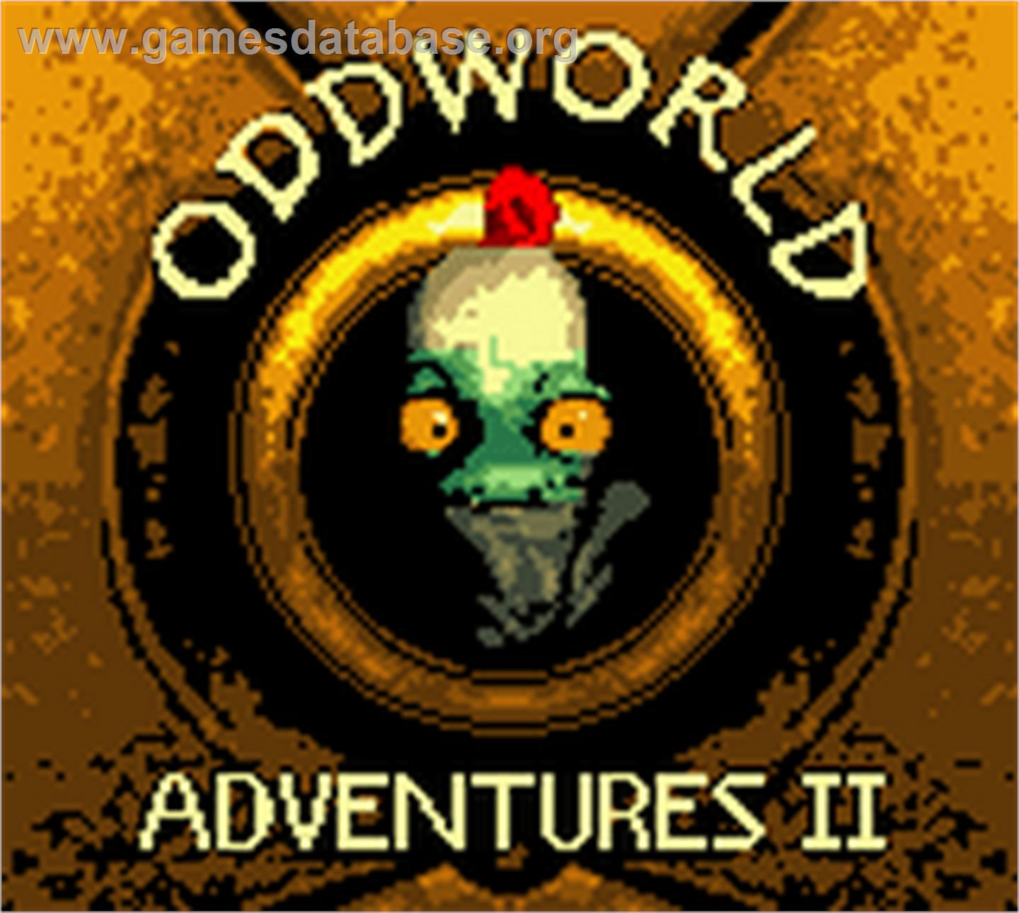 Oddworld: Adventures 2 - Nintendo Game Boy Color - Artwork - Title Screen