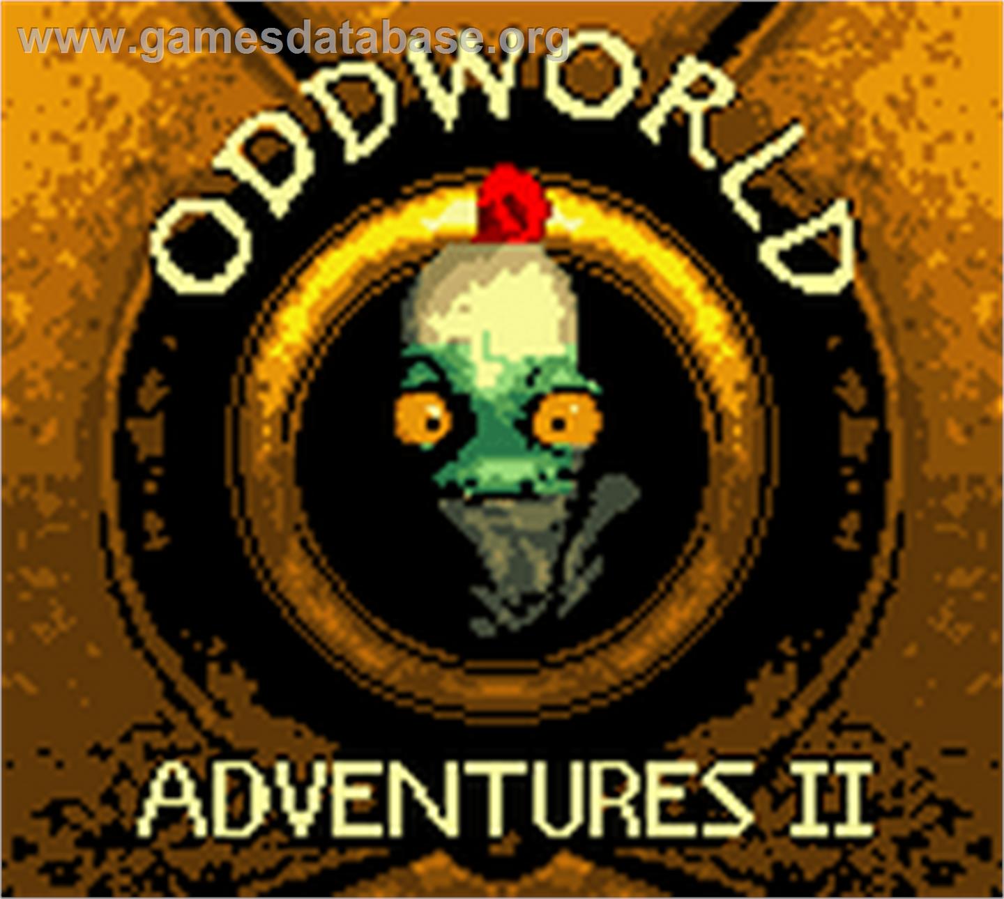 Oddworld Adventures 2 - Nintendo Game Boy Color - Artwork - Title Screen