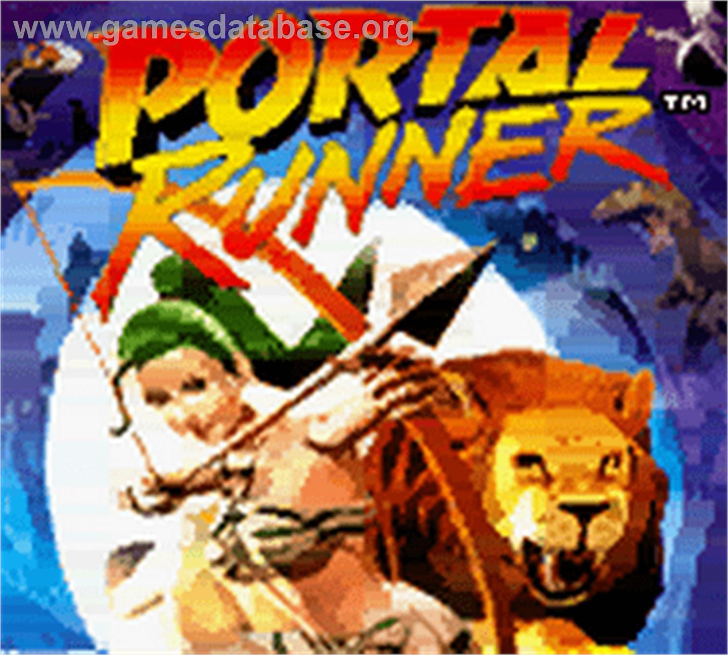 Portal Runner - Nintendo Game Boy Color - Artwork - Title Screen