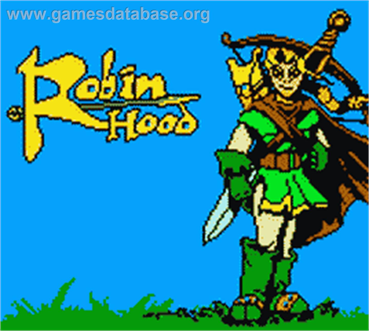 Robin Hood - Nintendo Game Boy Color - Artwork - Title Screen