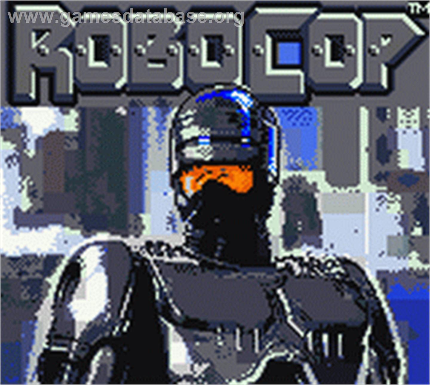 RoboCop - Nintendo Game Boy Color - Artwork - Title Screen