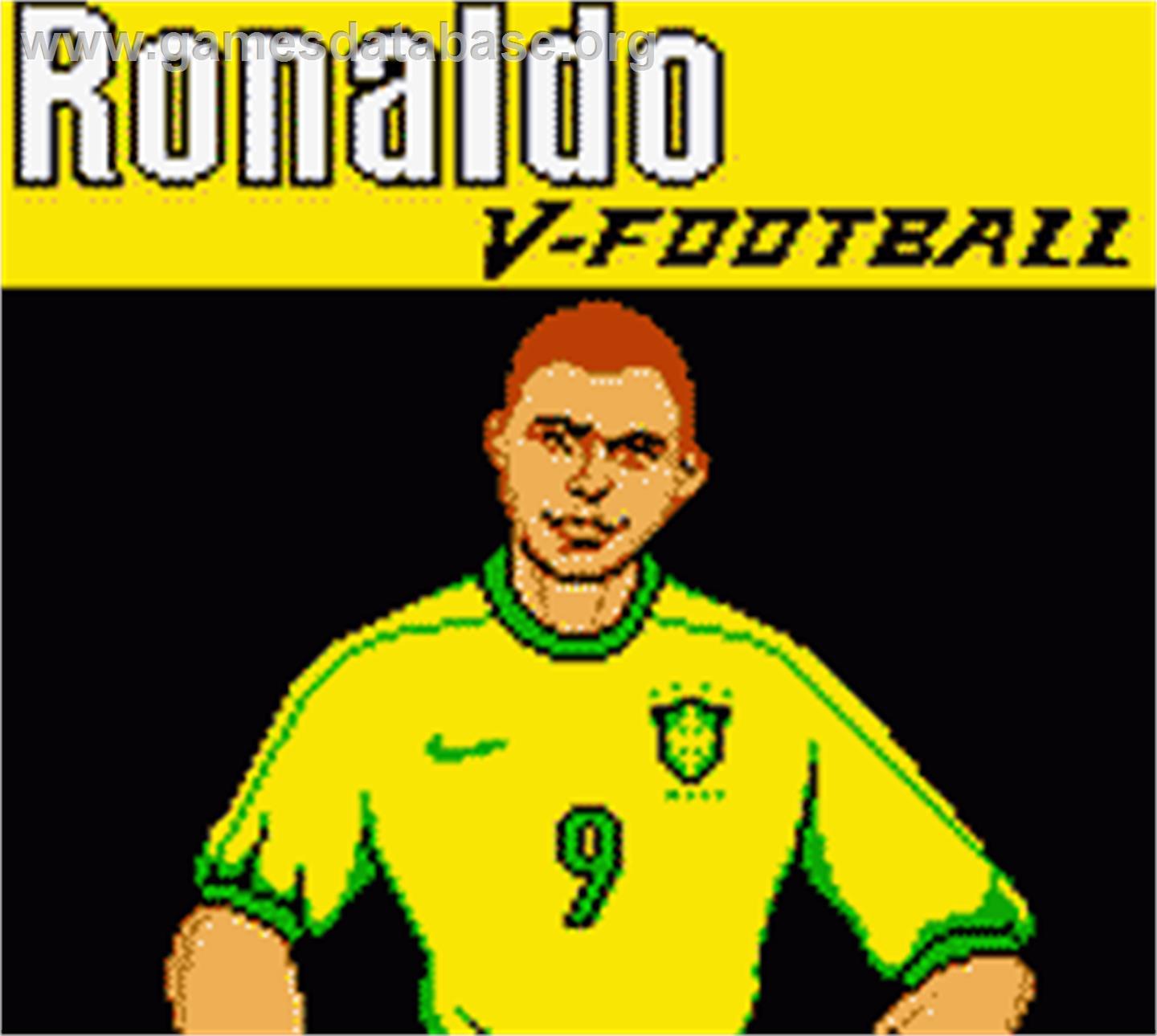 Ronaldo V-Football - Nintendo Game Boy Color - Artwork - Title Screen