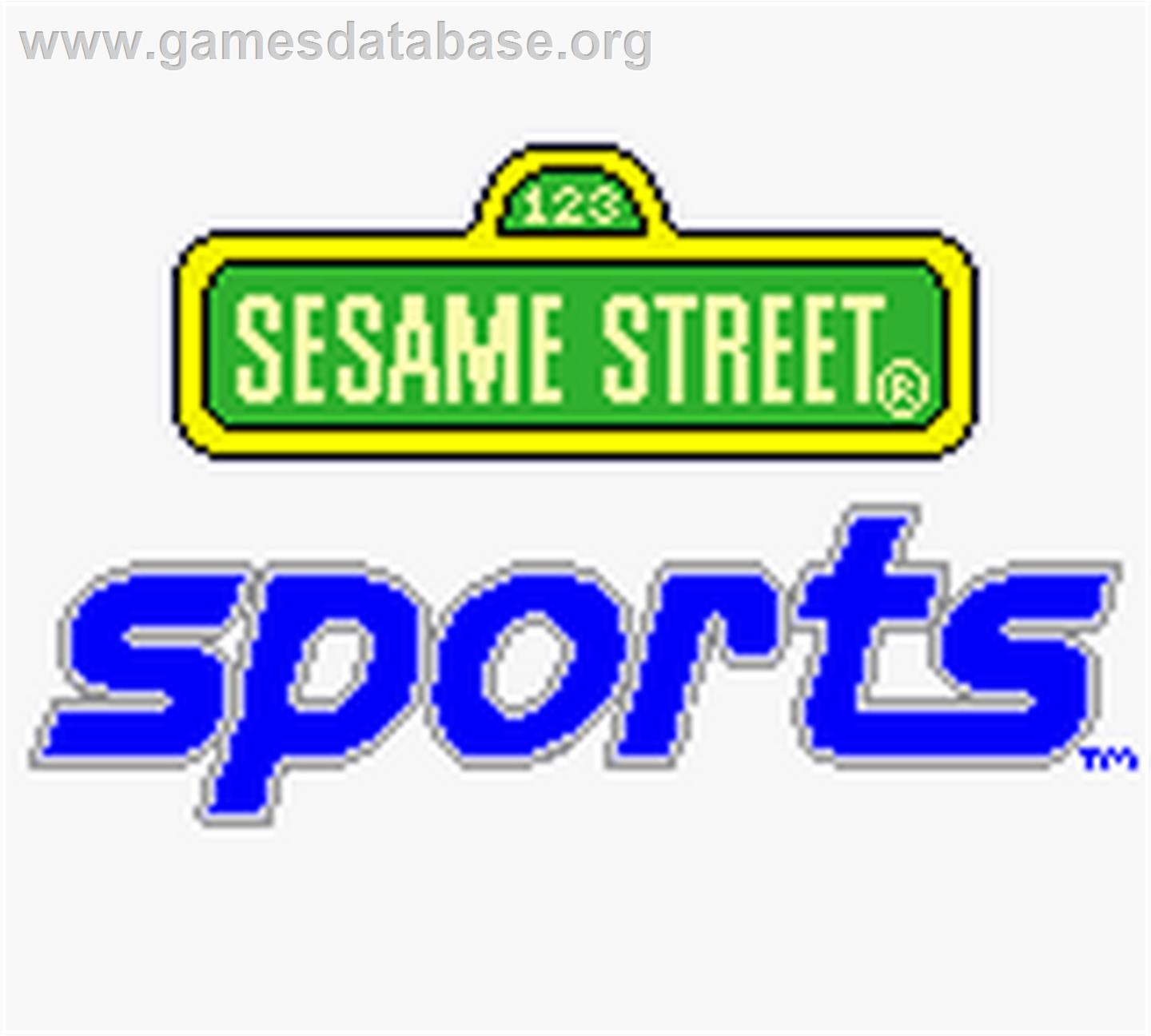 Sesame Street Sports - Nintendo Game Boy Color - Artwork - Title Screen