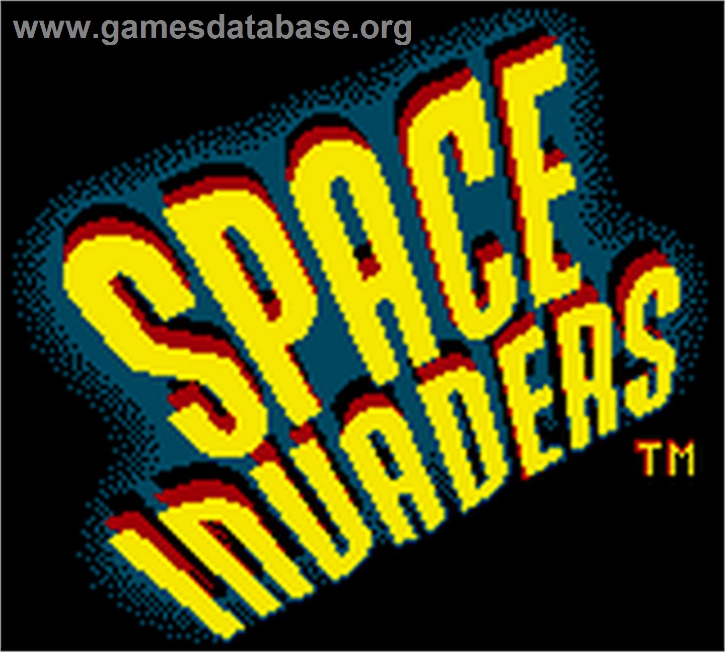 Space Invaders - Nintendo Game Boy Color - Artwork - Title Screen
