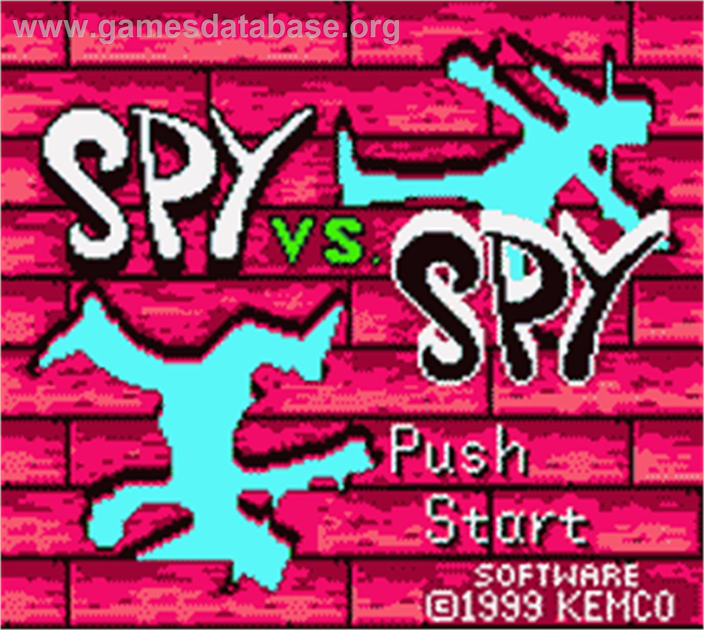 Spy Vs. Spy - Nintendo Game Boy Color - Artwork - Title Screen