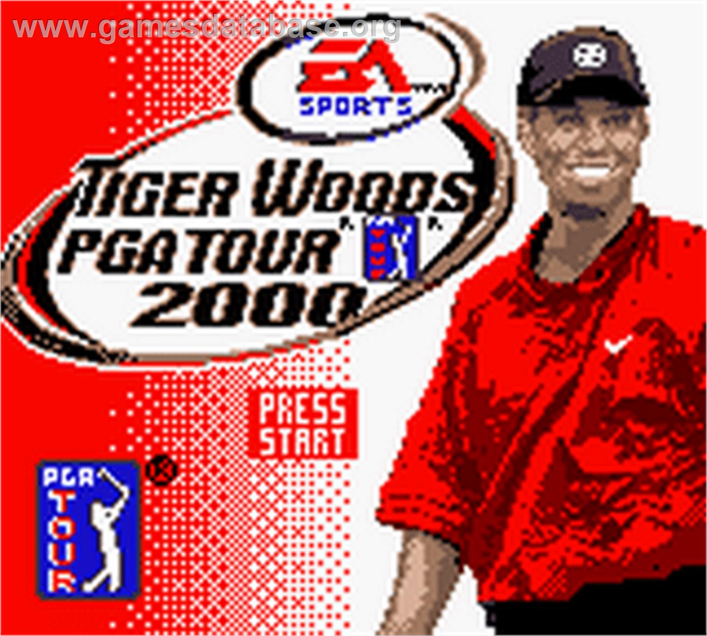 Tiger Woods PGA Tour 2000 - Nintendo Game Boy Color - Artwork - Title Screen
