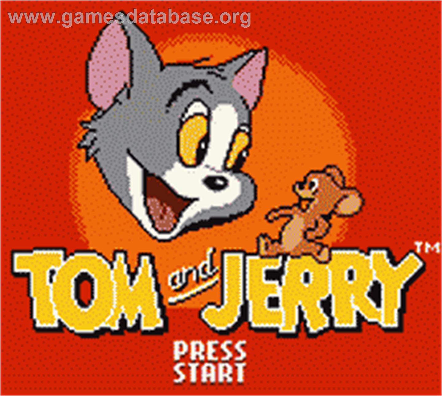 Tom And Jerry - Mouse Hunt - Nintendo Game Boy Color - Artwork - Title Screen