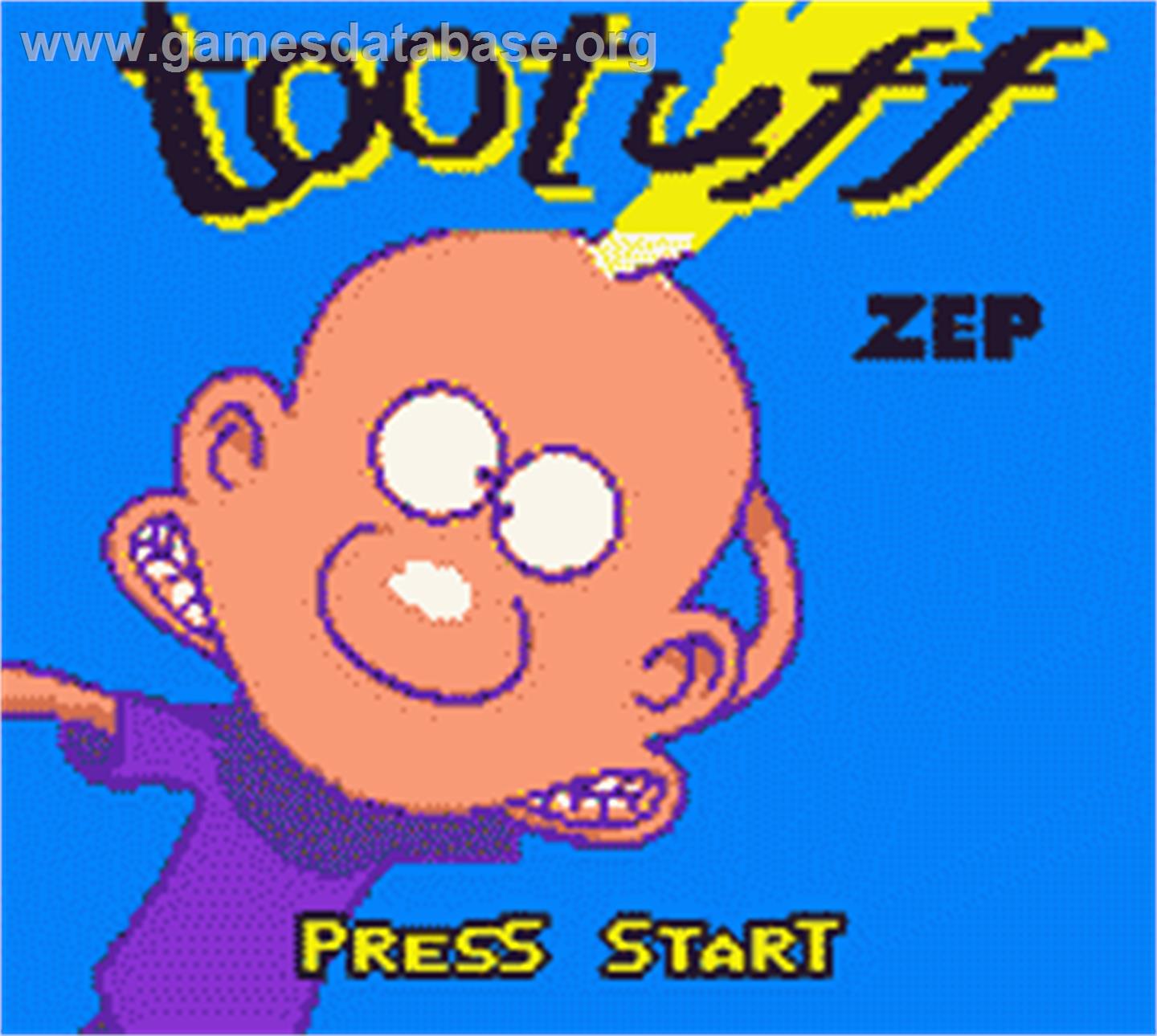 Tootuff - Nintendo Game Boy Color - Artwork - Title Screen