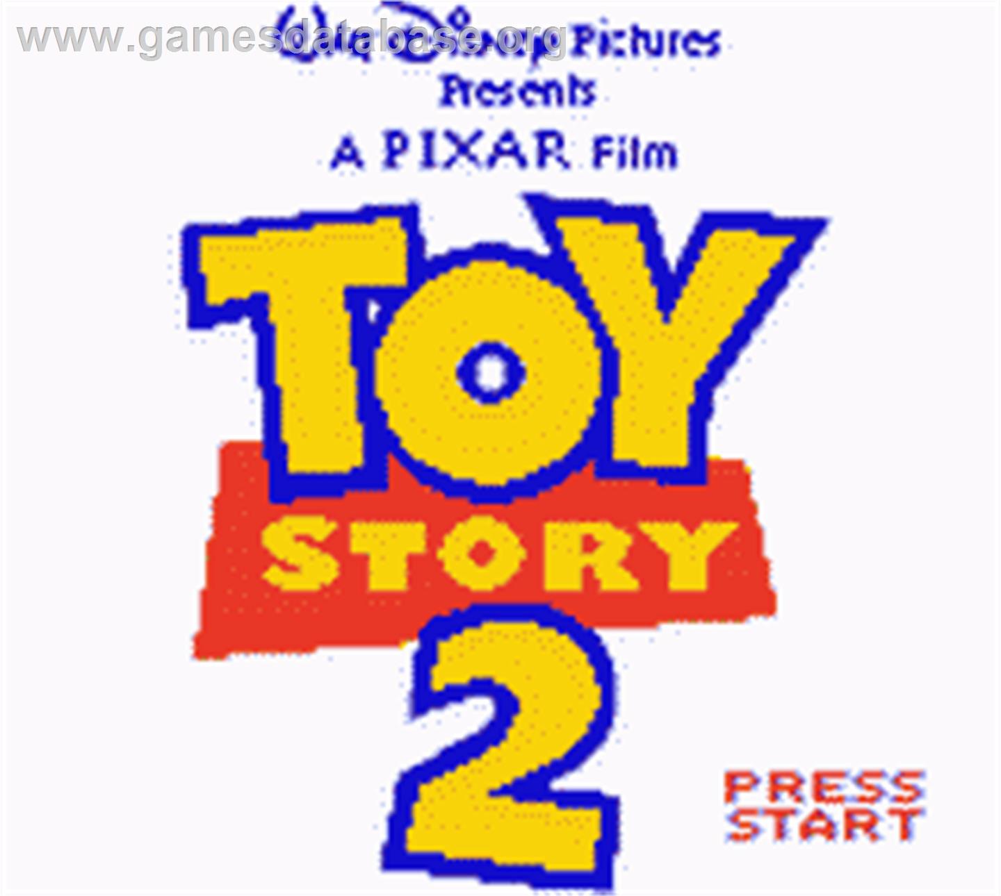 Toy Story 2: Buzz Lightyear to the Rescue - Nintendo Game Boy Color - Artwork - Title Screen