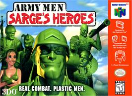Box cover for Army Men - Sarge's Heroes on the Nintendo N64.