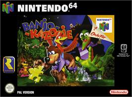 Box cover for Banjo-Kazooie on the Nintendo N64.
