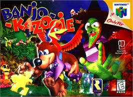 Box cover for Banjo-kazooie on the Nintendo N64.