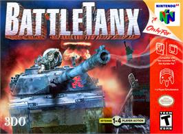 Box cover for Battletanx on the Nintendo N64.