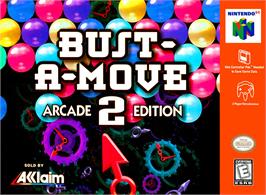 Box cover for Bust-a-move 2 - Arcade Edition on the Nintendo N64.