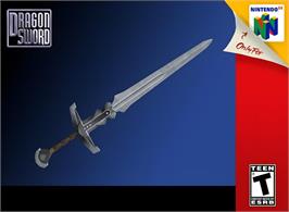 Box cover for Dragon Sword 64 on the Nintendo N64.