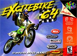 Box cover for Excitebike 64 on the Nintendo N64.
