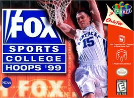 Box cover for Fox Sports College Hoops 99 on the Nintendo N64.