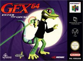 Box cover for Gex: Enter the Gecko on the Nintendo N64.