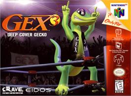 Box cover for Gex 3 - Deep Cover Gecko on the Nintendo N64.