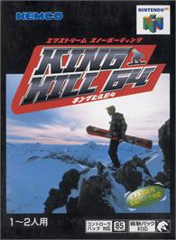 Box cover for King Hill 64: Extreme Snowboarding on the Nintendo N64.