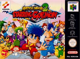Box cover for Mystical Ninja 2 Starring Goemon on the Nintendo N64.
