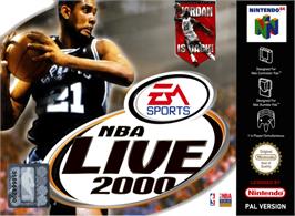 Box cover for NBA Live 2000 on the Nintendo N64.