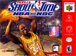 Box cover for NBA Showtime: NBA on NBC on the Nintendo N64.