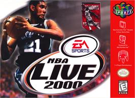Box cover for Nba Live 2000 on the Nintendo N64.