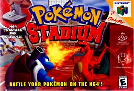 Box cover for Pokemon Stadium on the Nintendo N64.