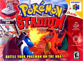 Box cover for Pokémon Stadium on the Nintendo N64.