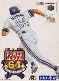 Box cover for Power League 64 on the Nintendo N64.